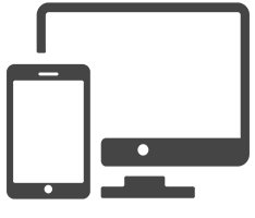 Web_Digital_grey Web and Digital icon