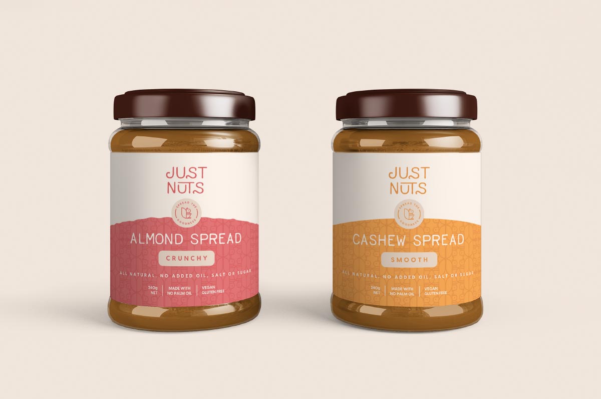 Just Nuts almond and cashew spread