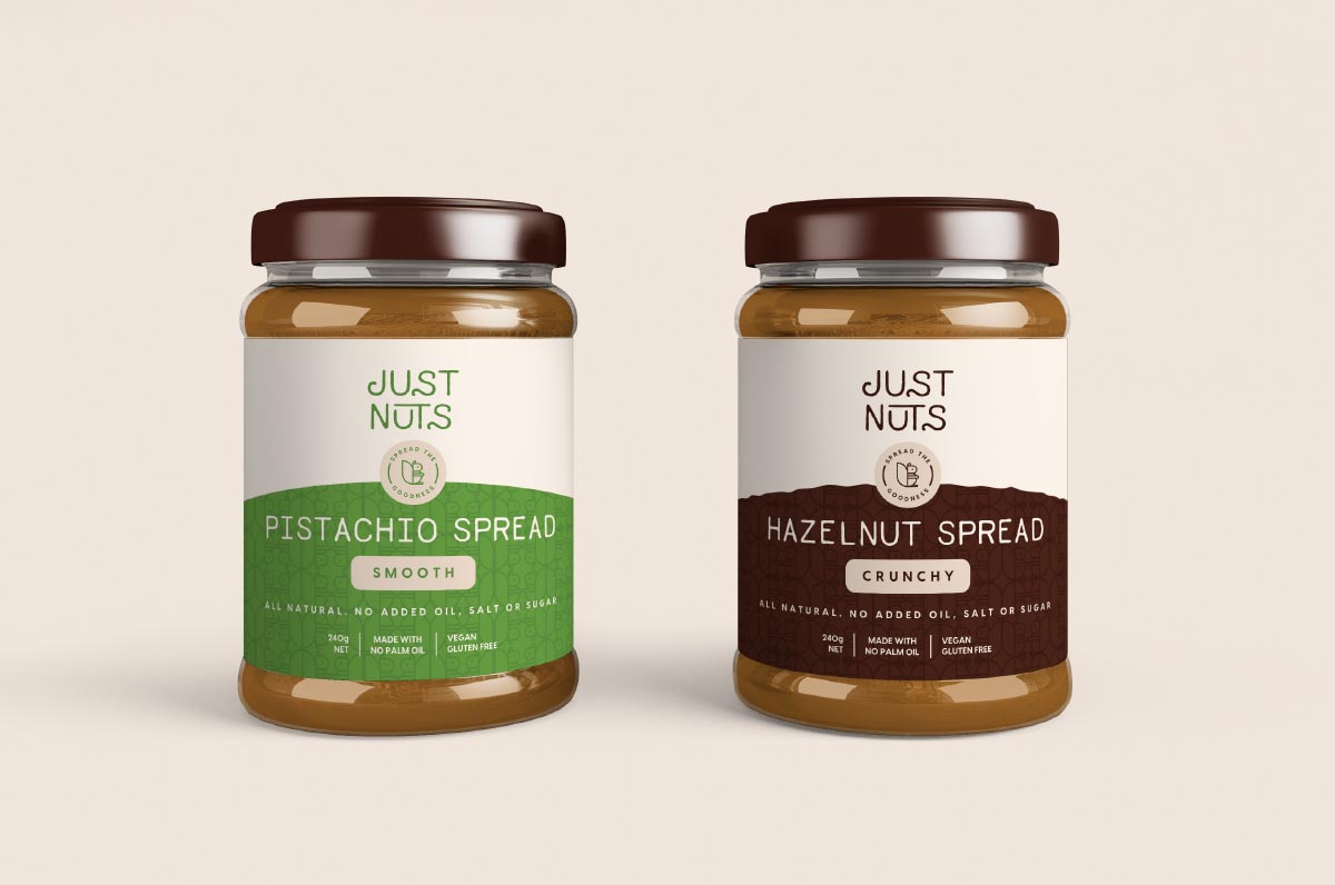 Just Nuts pistachio and hazelnut spread
